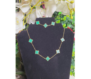 Affordable blue fashion jewelry set , do not change color